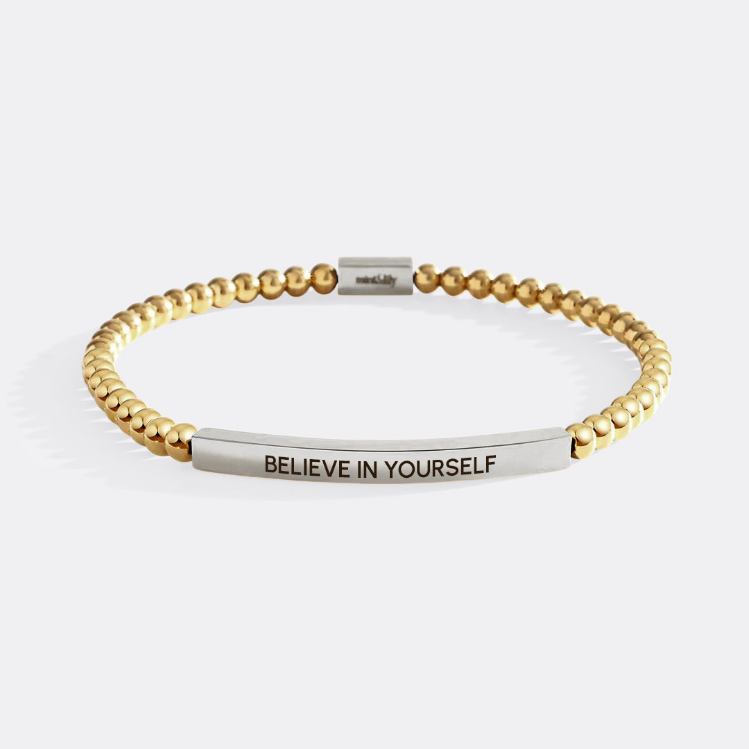Believe in Yourself Beaded Inspire Bracelet