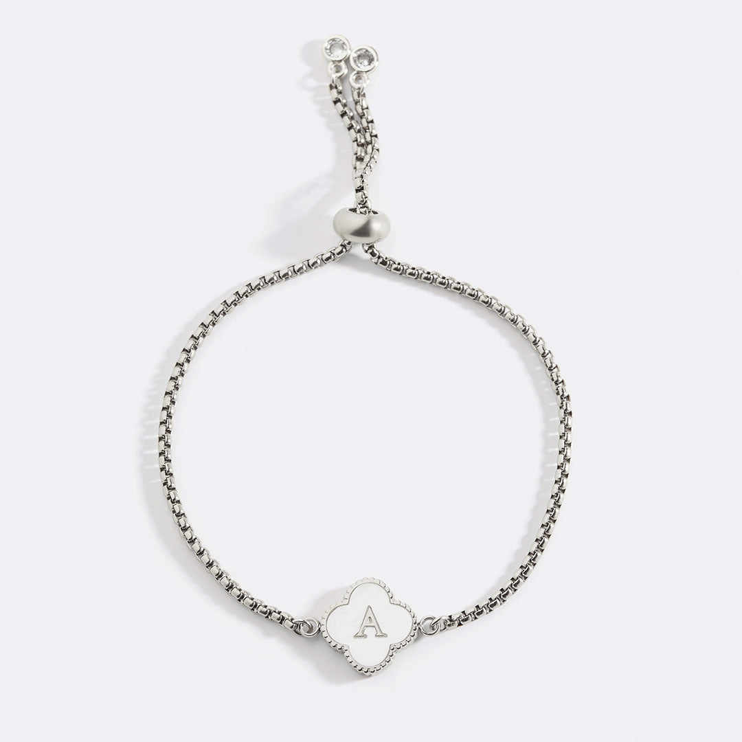 Clover Custom Name Bracelet