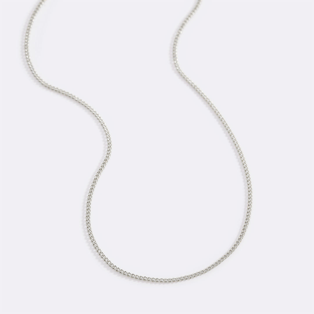 Italian Milano Sterling Silver Adjustable Chain Necklace