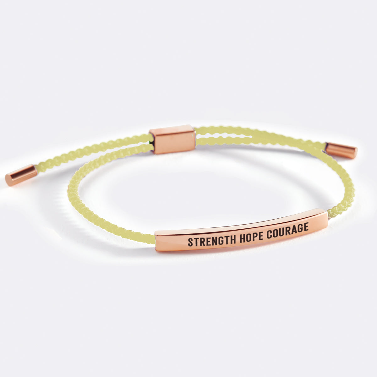 Strength Hope Courage Inspire Bracelet