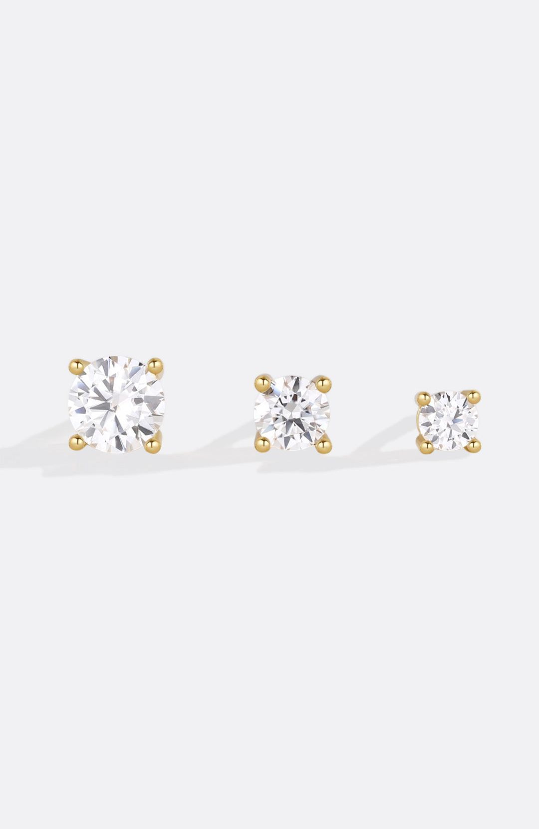 Classic Diamond Stud Earrings