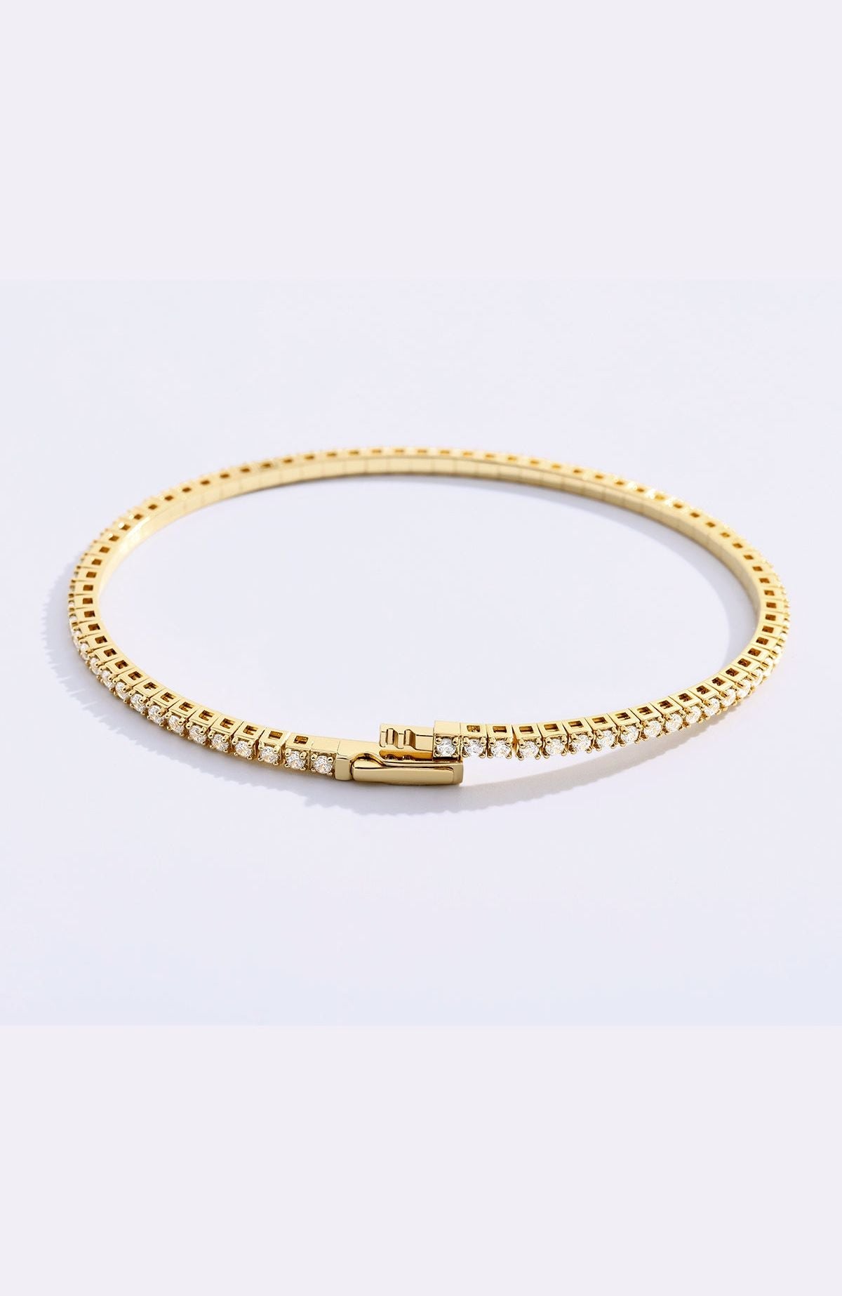 Flexible Diamond Tennis Bracelet