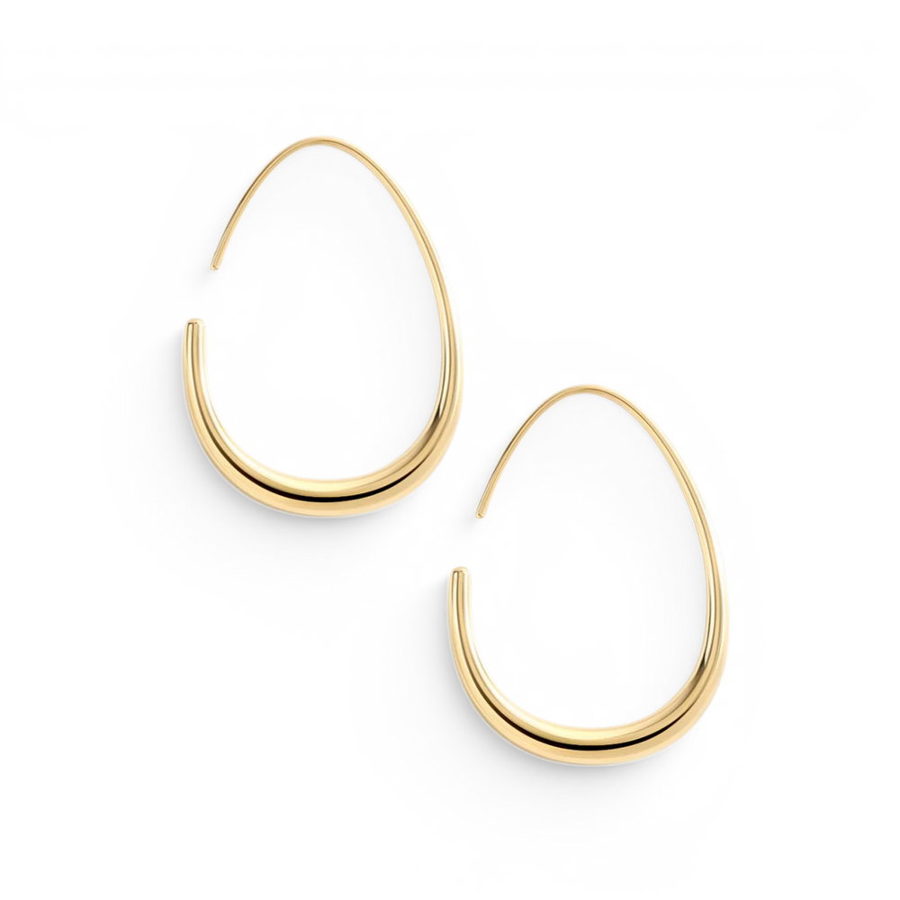 Fluid Hoop Earrings
