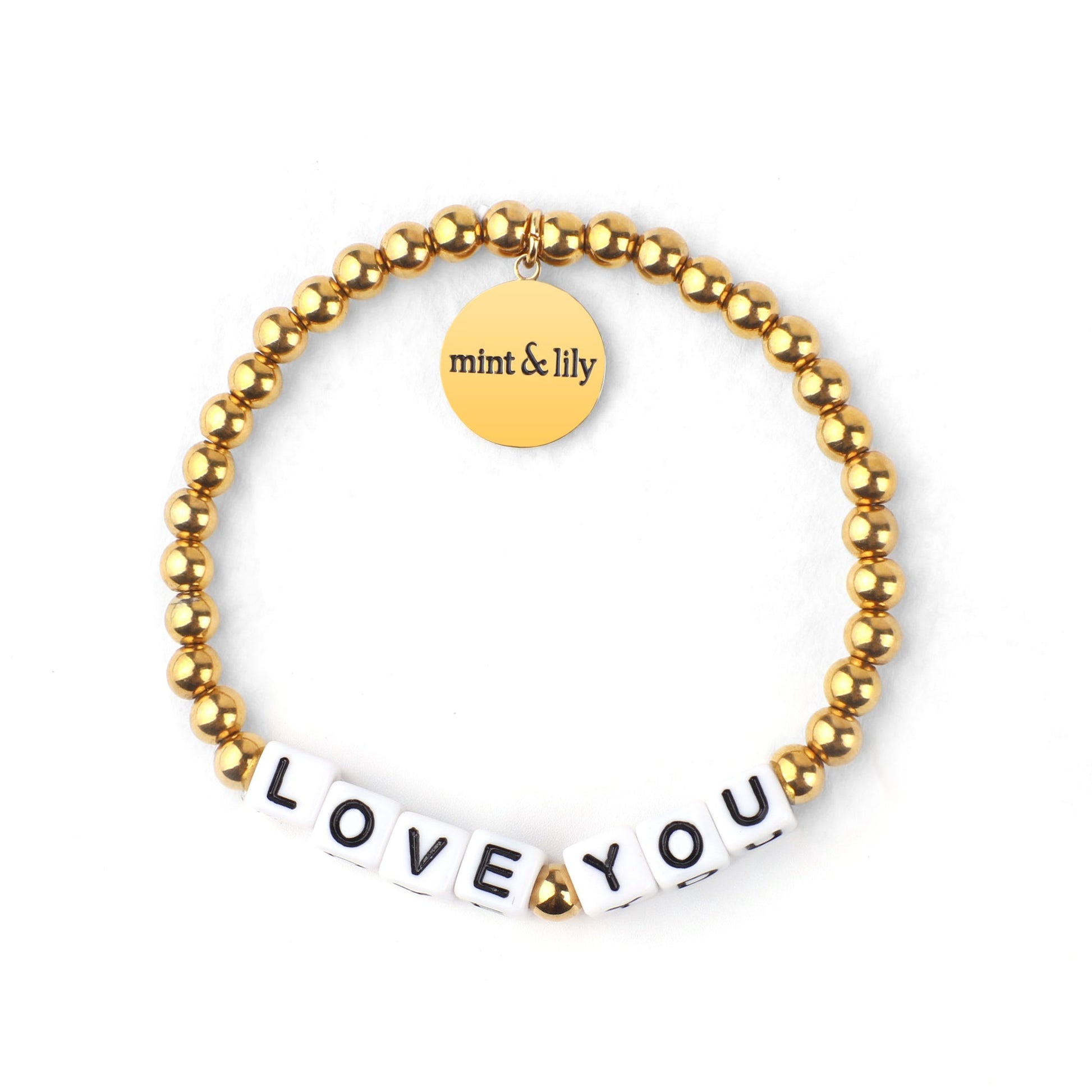 Custom Waterproof Gold Beaded Friendship Bracelet