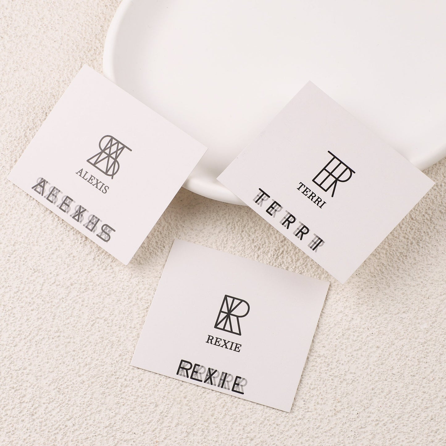 Monogram Name Earrings