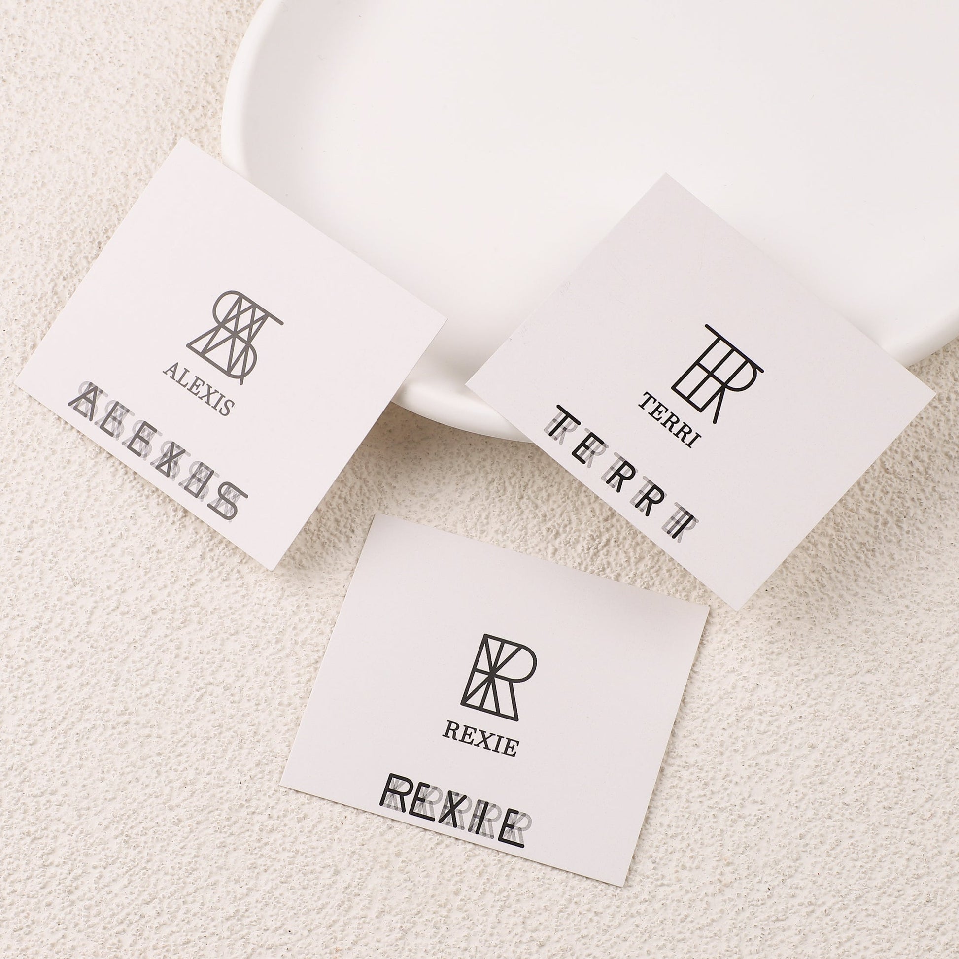 Monogram Name Earrings