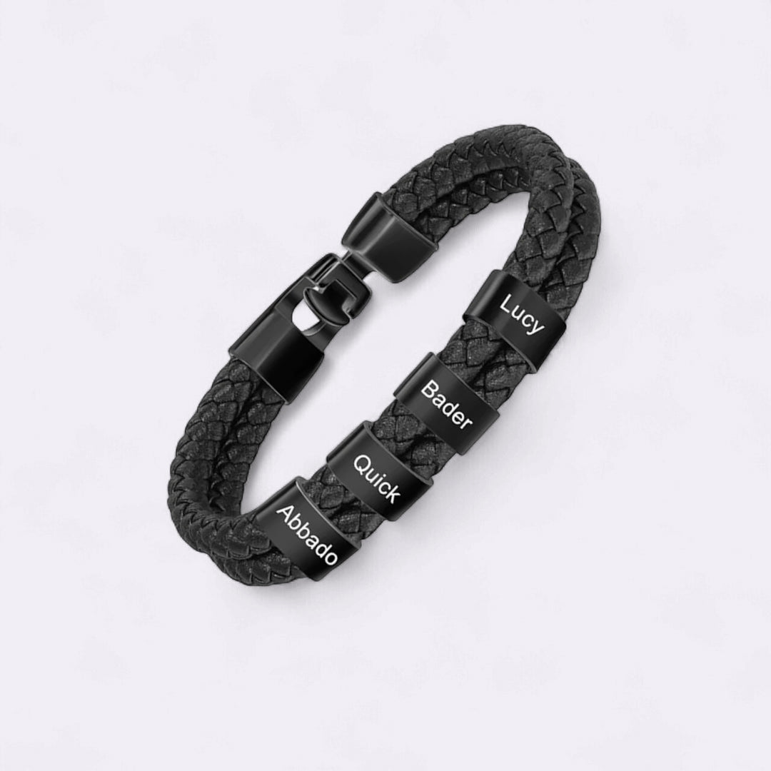 Minimalist Personalized Beaded Name Bracelet