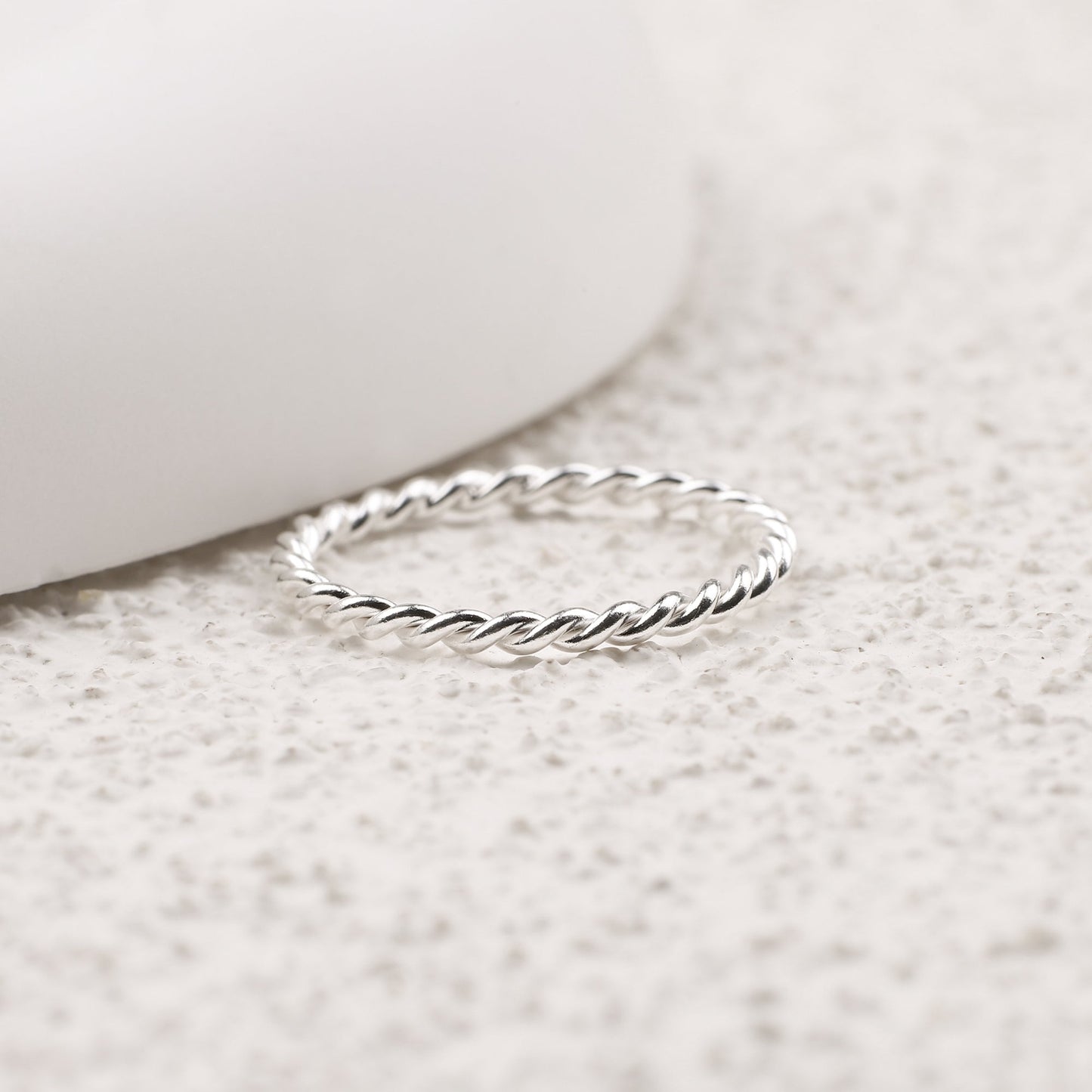 Dainty Braided Stacking Ring