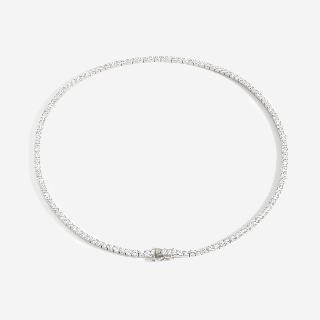 3mm Tennis Necklace