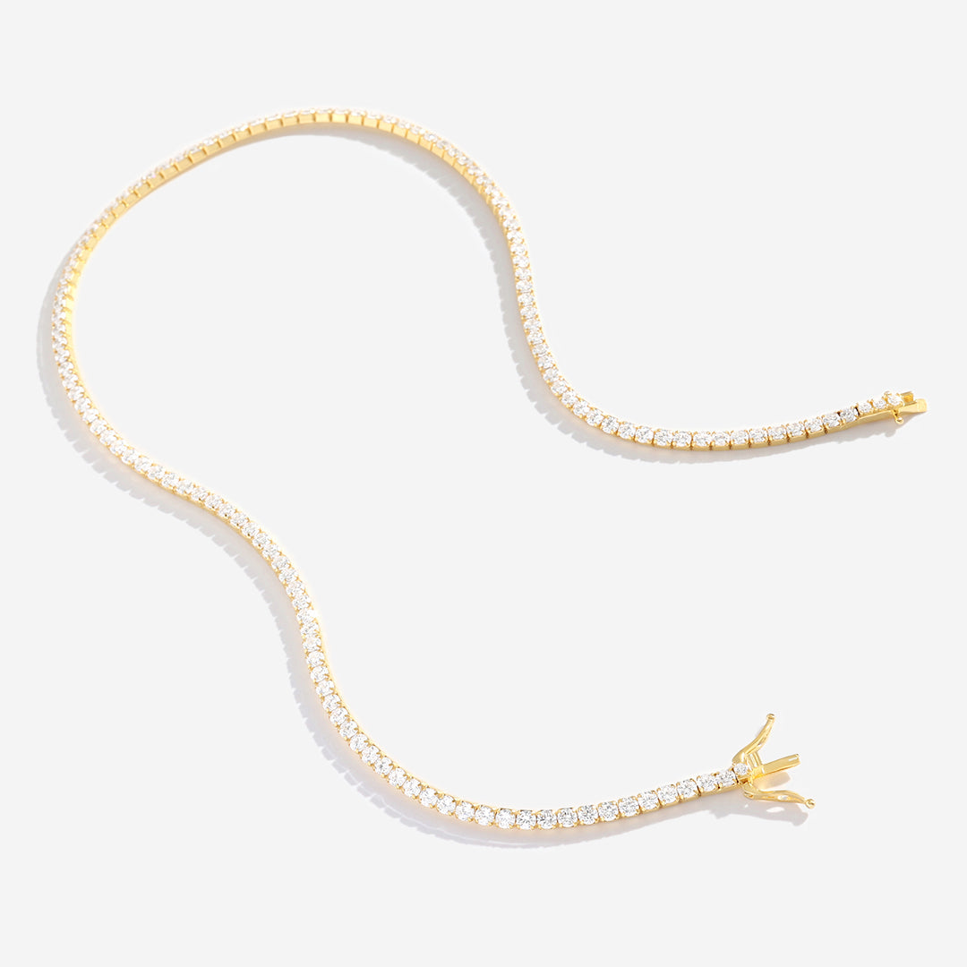 3mm Tennis Necklace