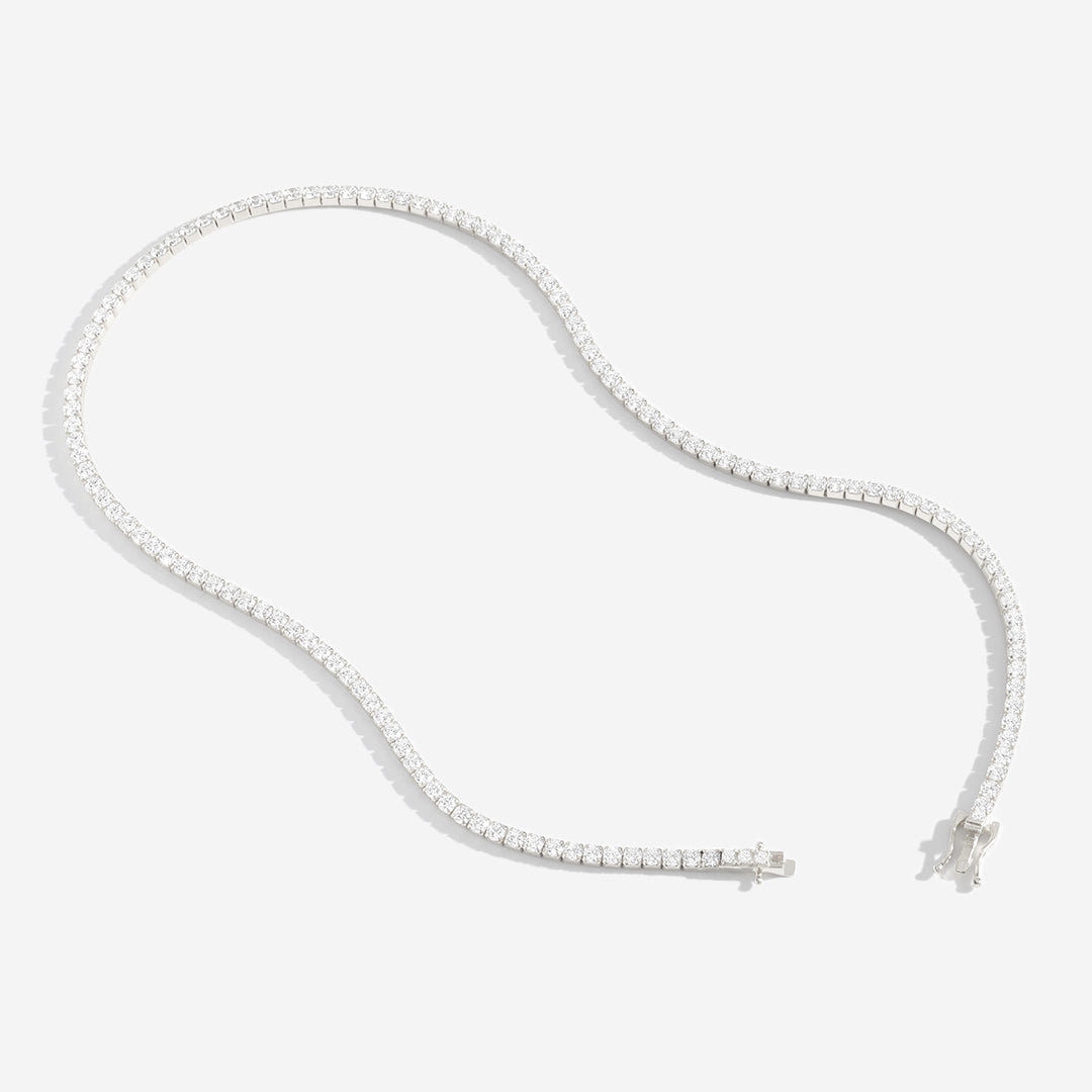 3mm Tennis Necklace