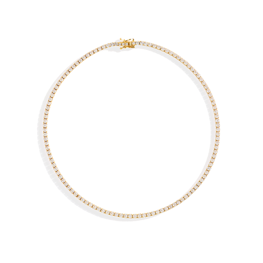 3mm Tennis Necklace