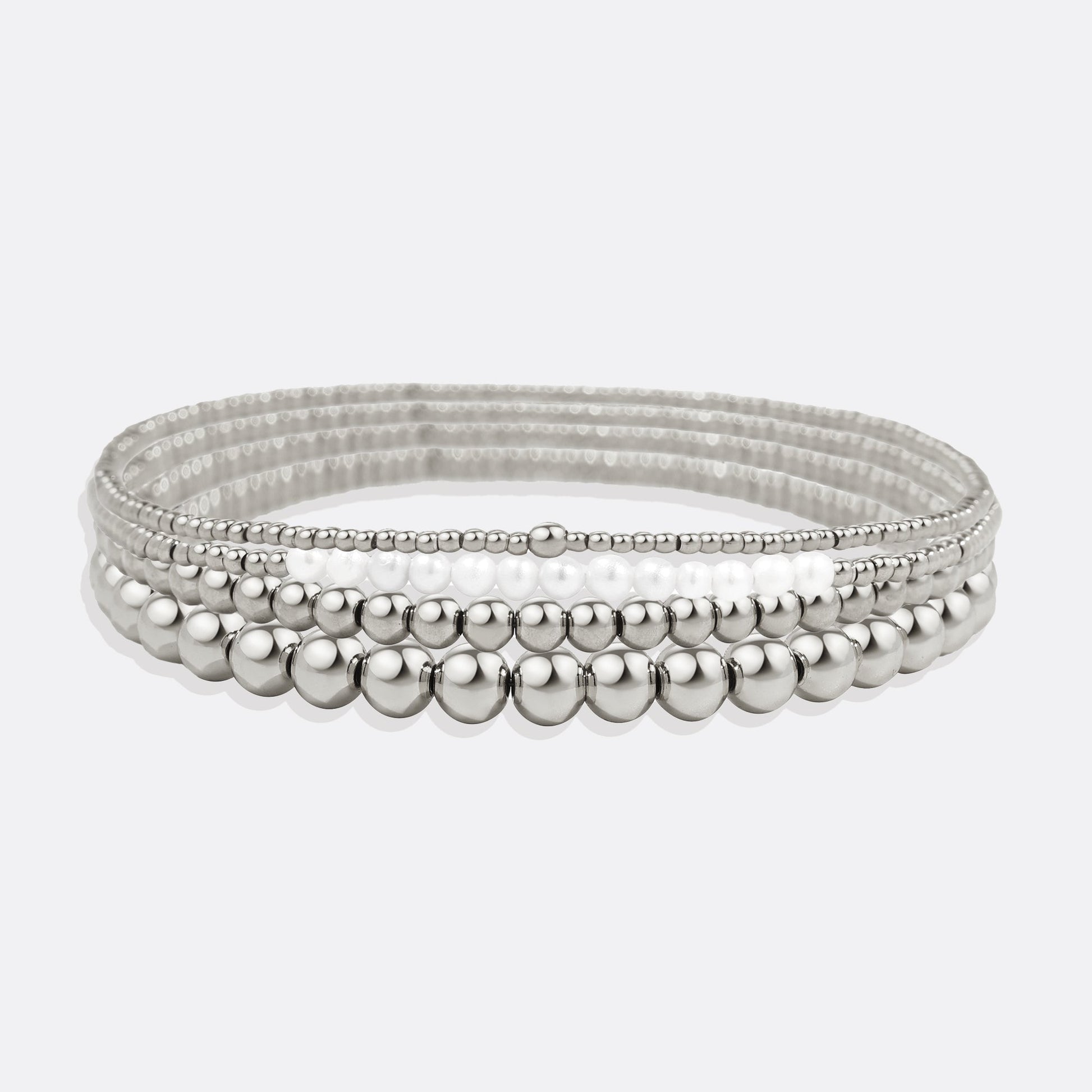 Everyday Pearl Bracelet Stacking Set