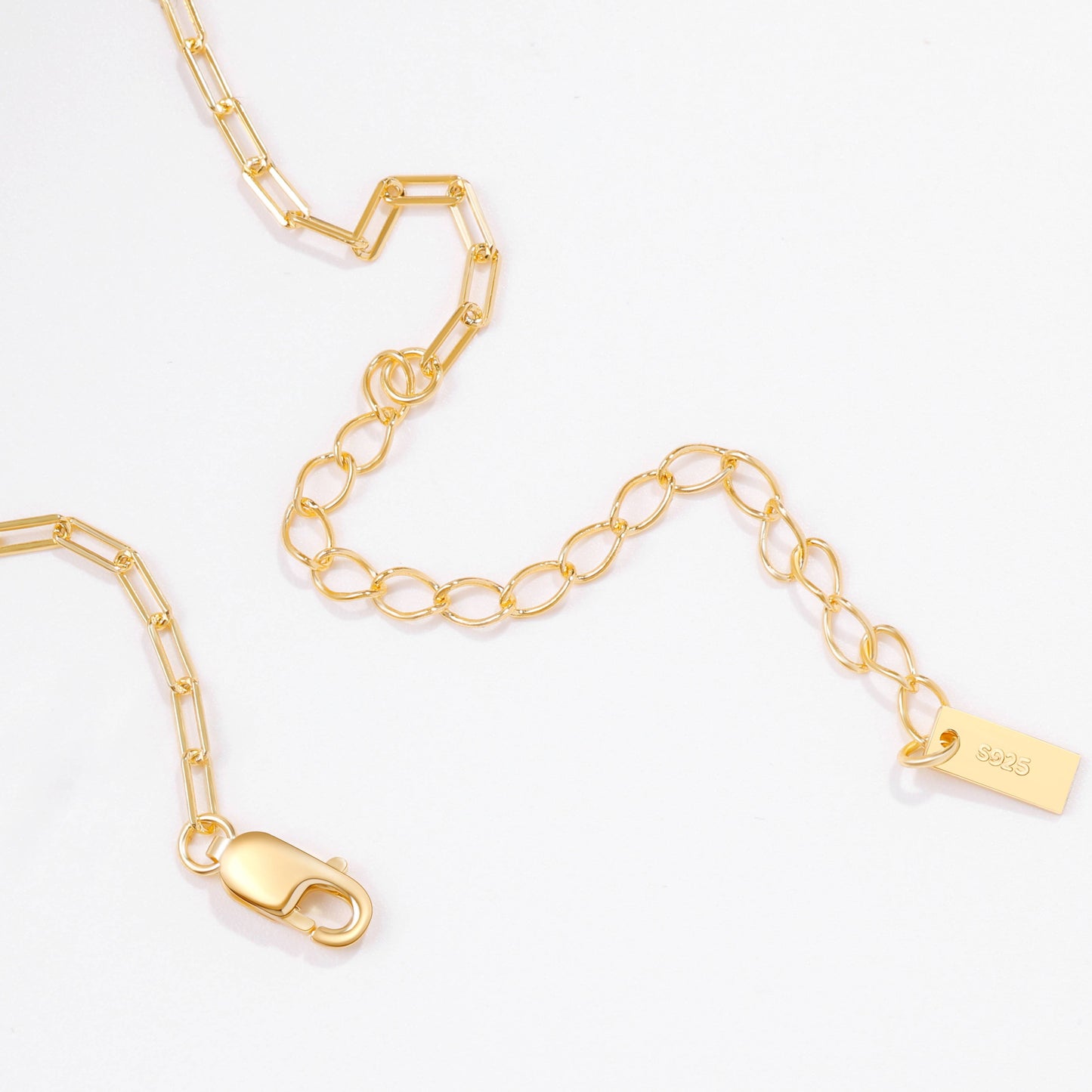 Mother Of Pearl Heart Initial Necklace