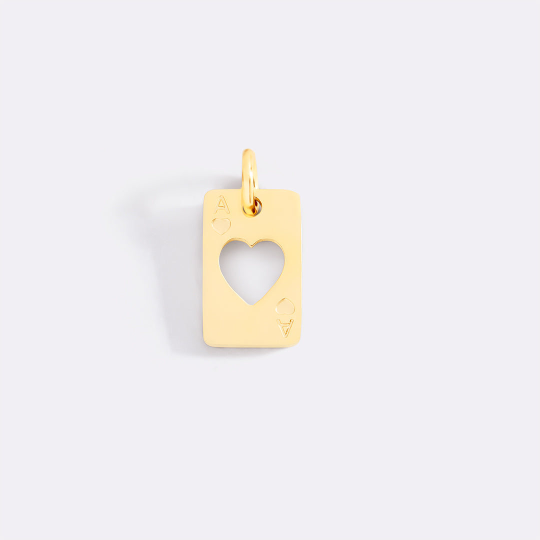 Ace of Hearts Charm