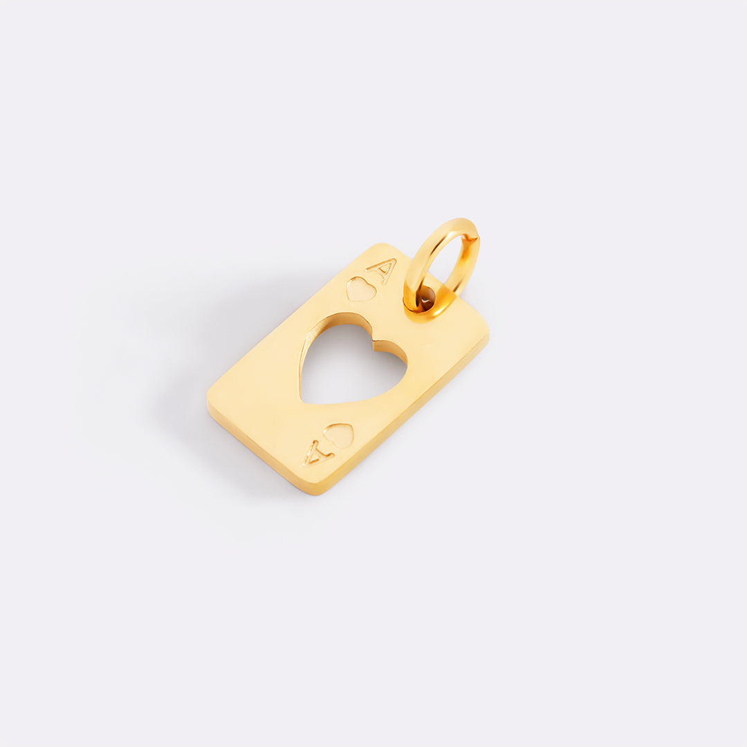 Ace of Hearts Charm