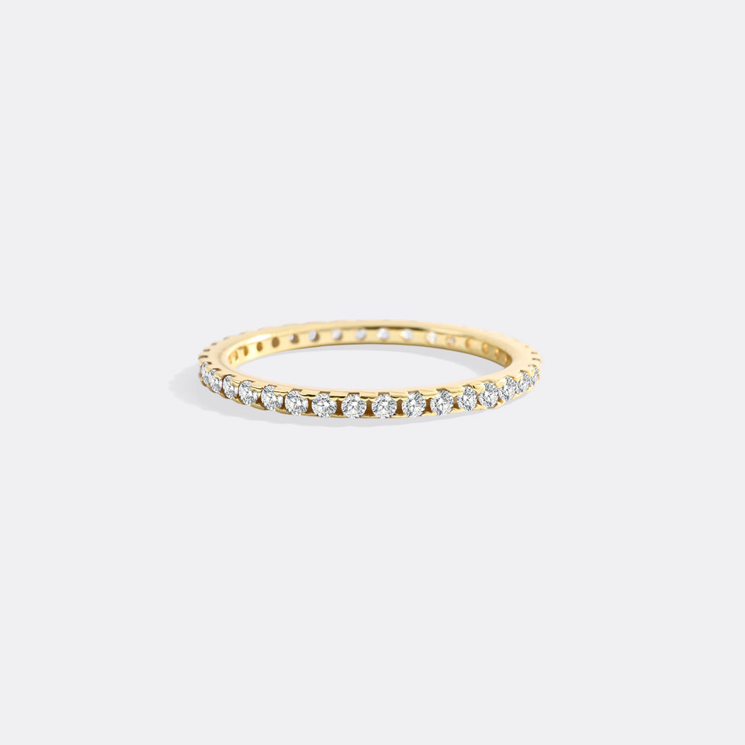 April Birthstone Eternity Stacking Ring