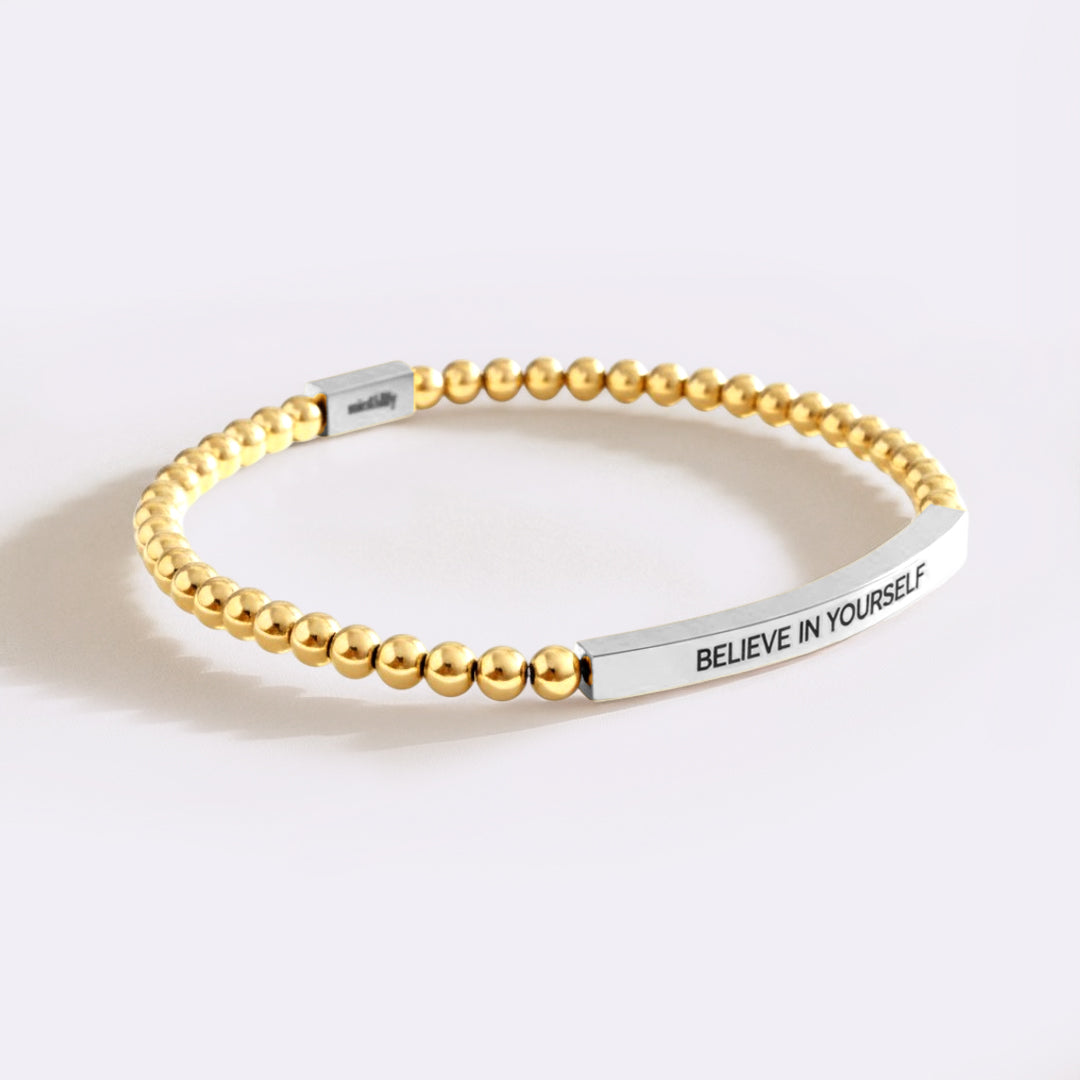 Believe in Yourself Beaded Inspire Bracelet