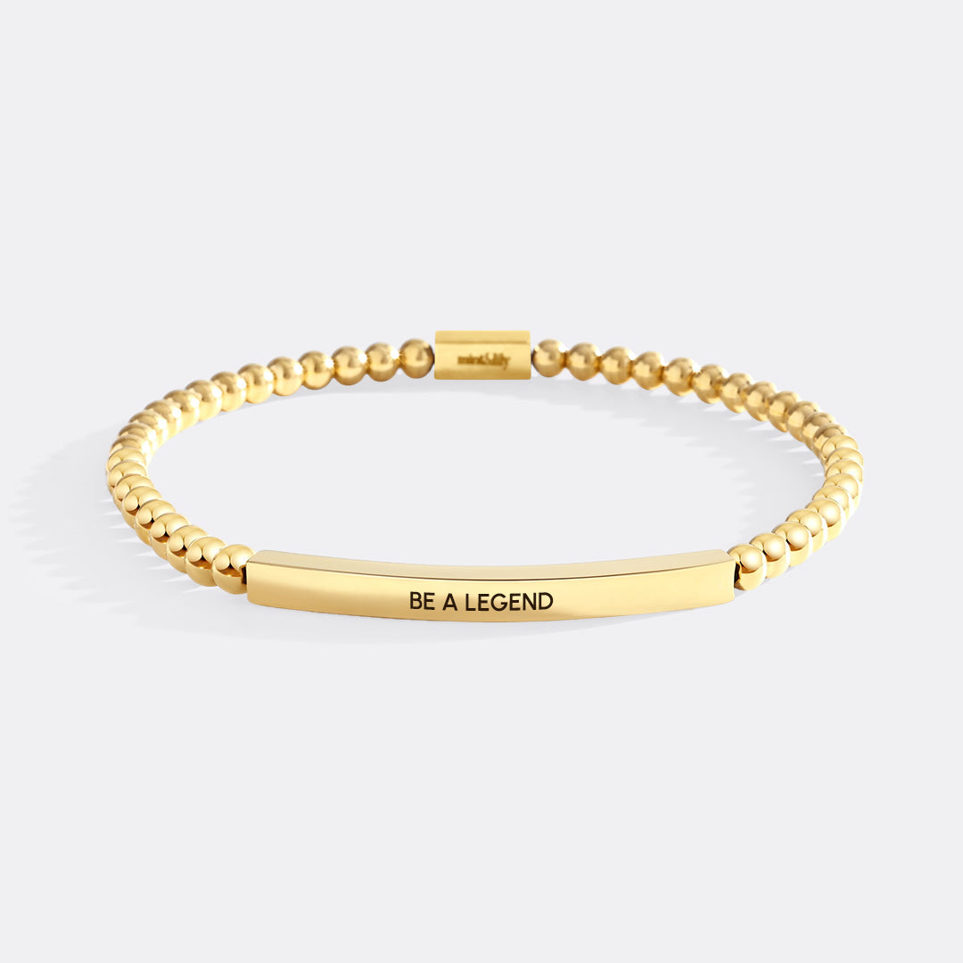 Be a Legend Beaded Inspire Bracelet