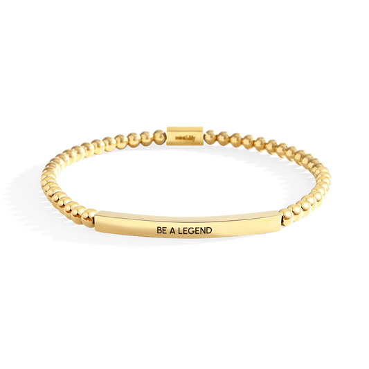 Be a Legend Beaded Inspire Bracelet