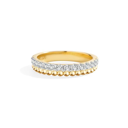 Beaded Diamond Band
