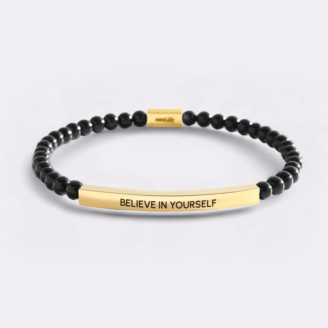 Believe in Yourself Beaded Inspire Bracelet
