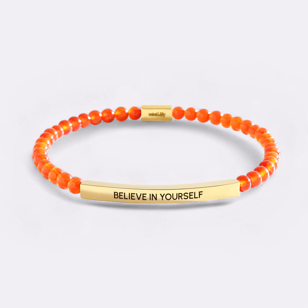 Believe in Yourself Beaded Inspire Bracelet