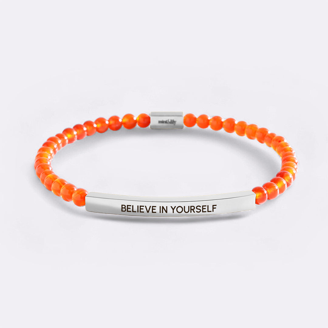 Believe in Yourself Beaded Inspire Bracelet