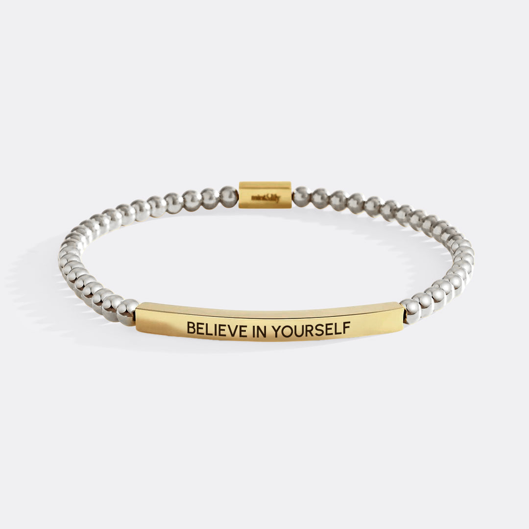 Believe in Yourself Beaded Inspire Bracelet