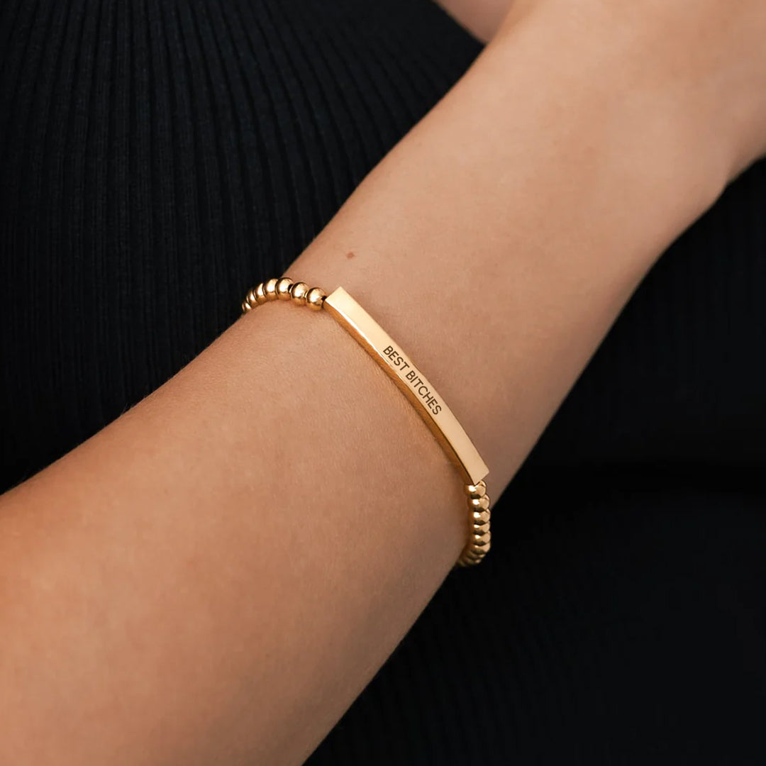 Best Bitches Beaded Inspire Bracelet