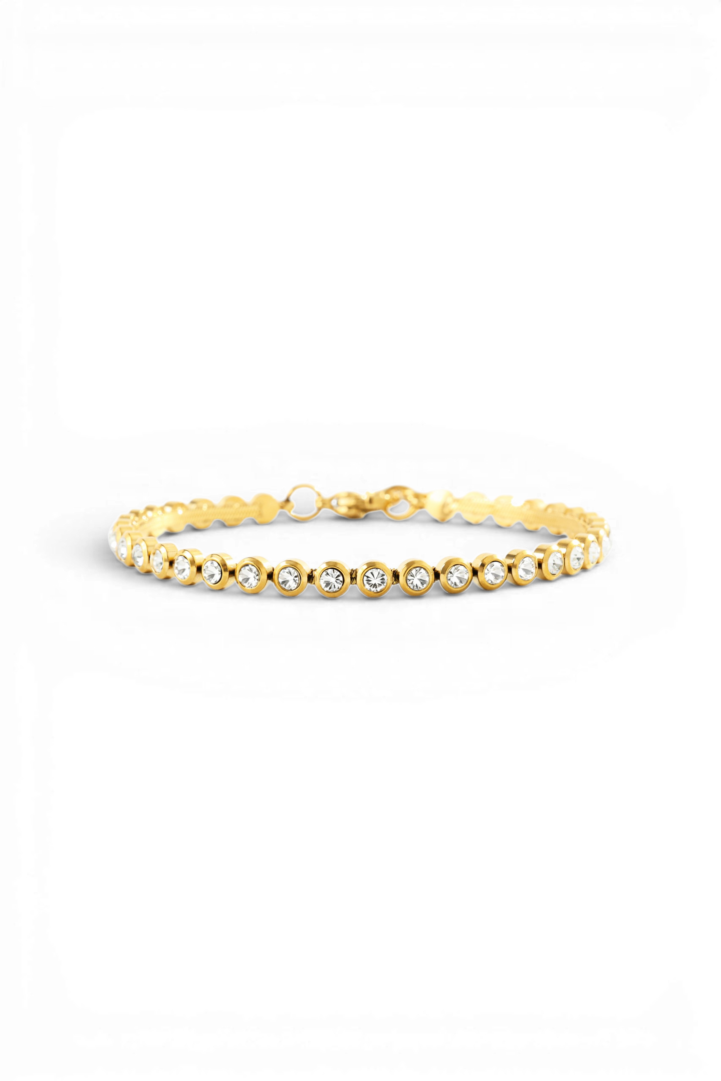 Bezel Tennis Bracelet