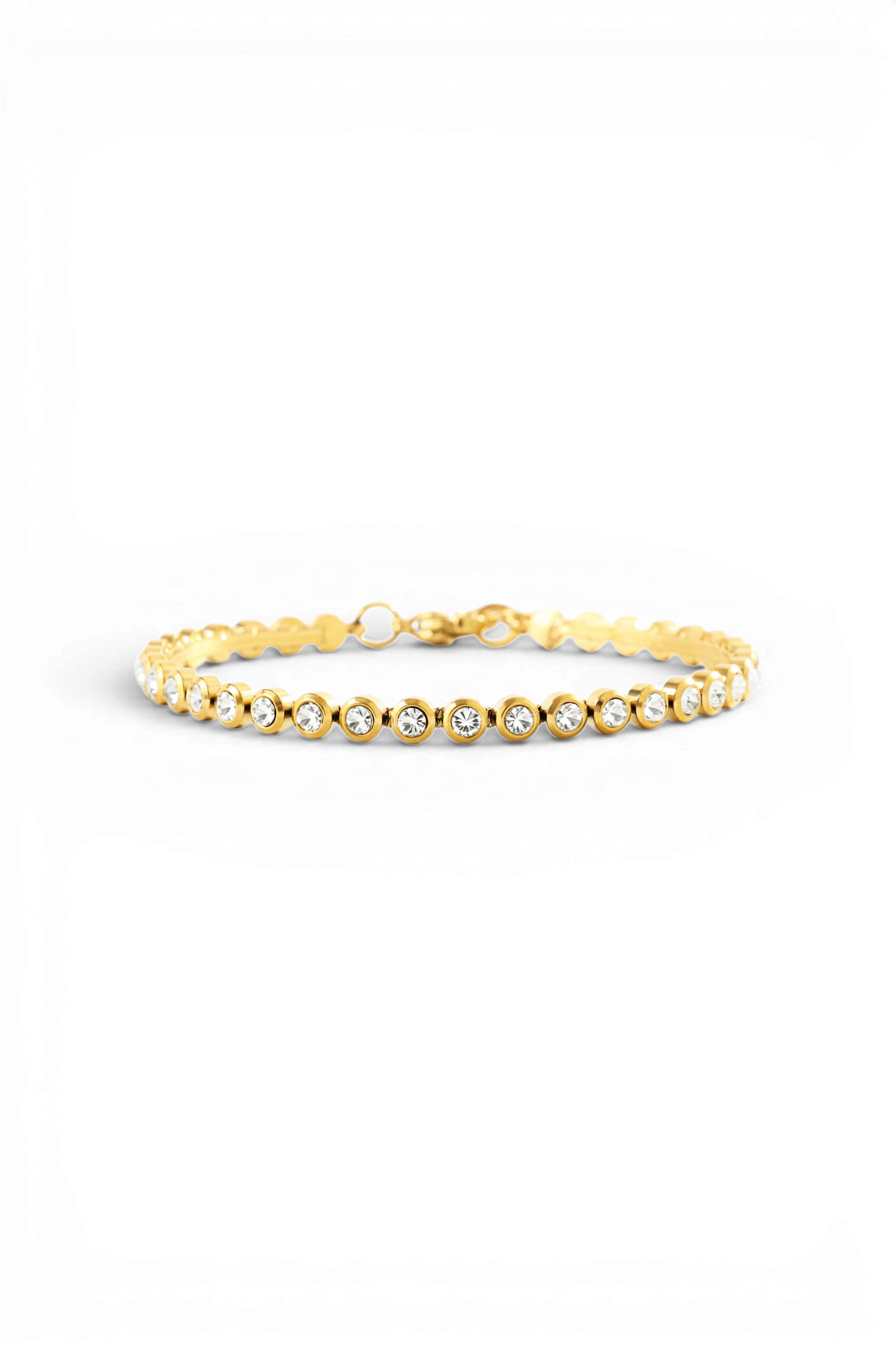 Bezel Tennis Bracelet