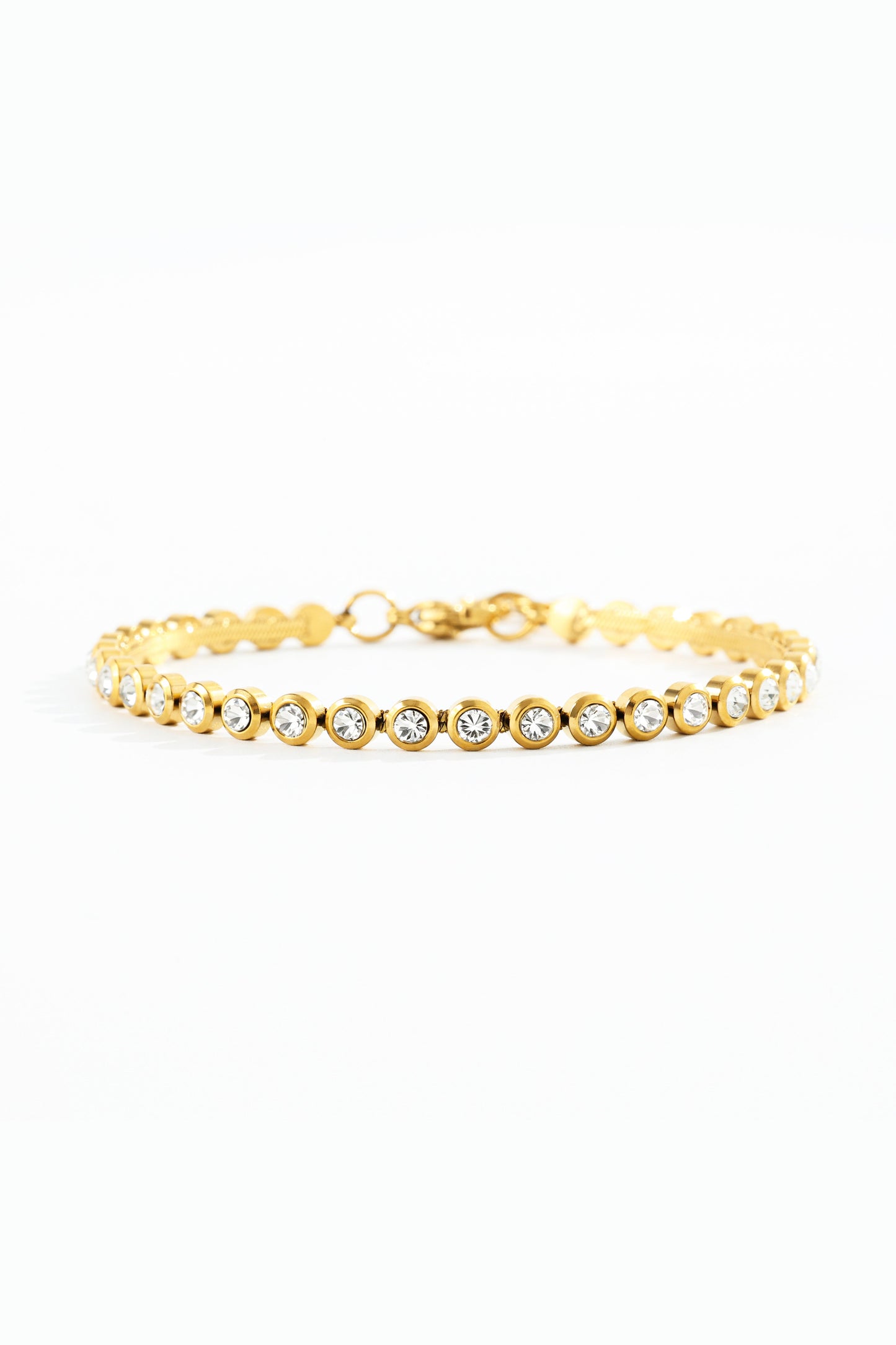 Bezel Tennis Bracelet