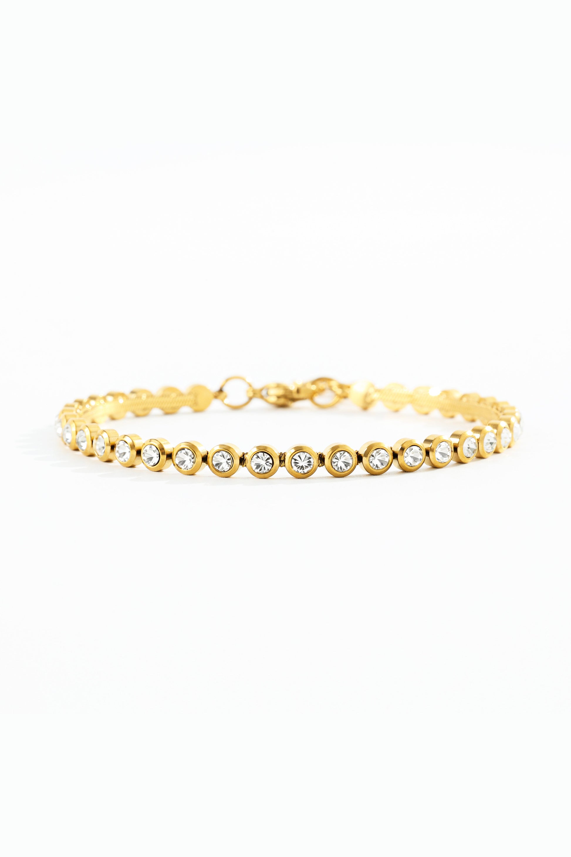Bezel Tennis Bracelet