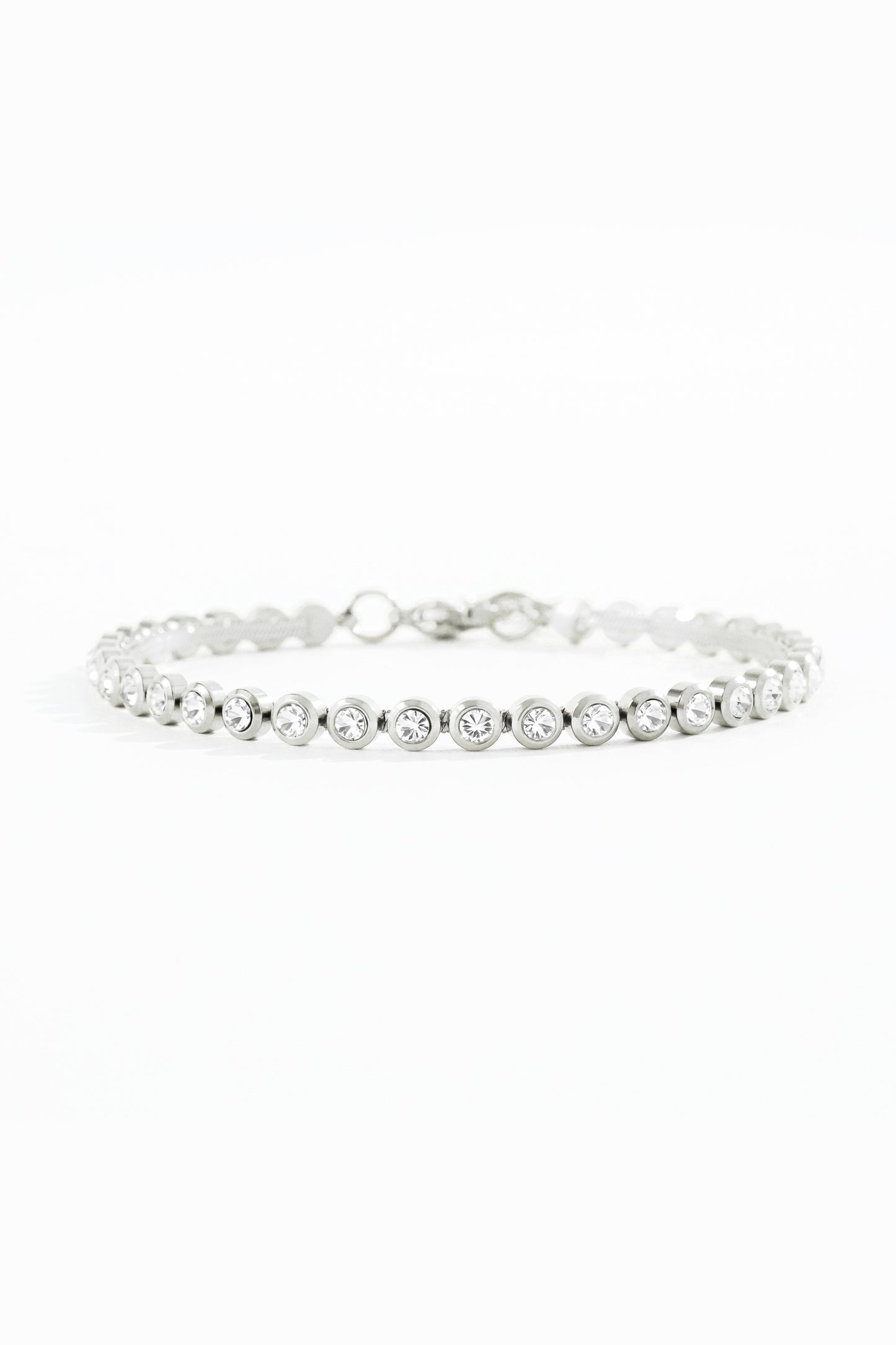 Bezel Tennis Bracelet