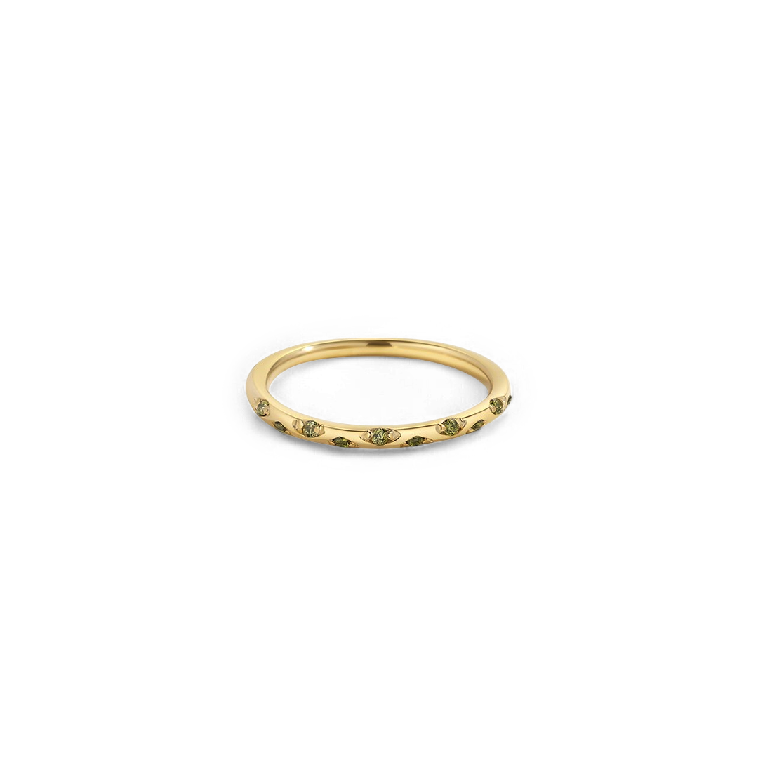 Dainty Constellation Birthstone Ring