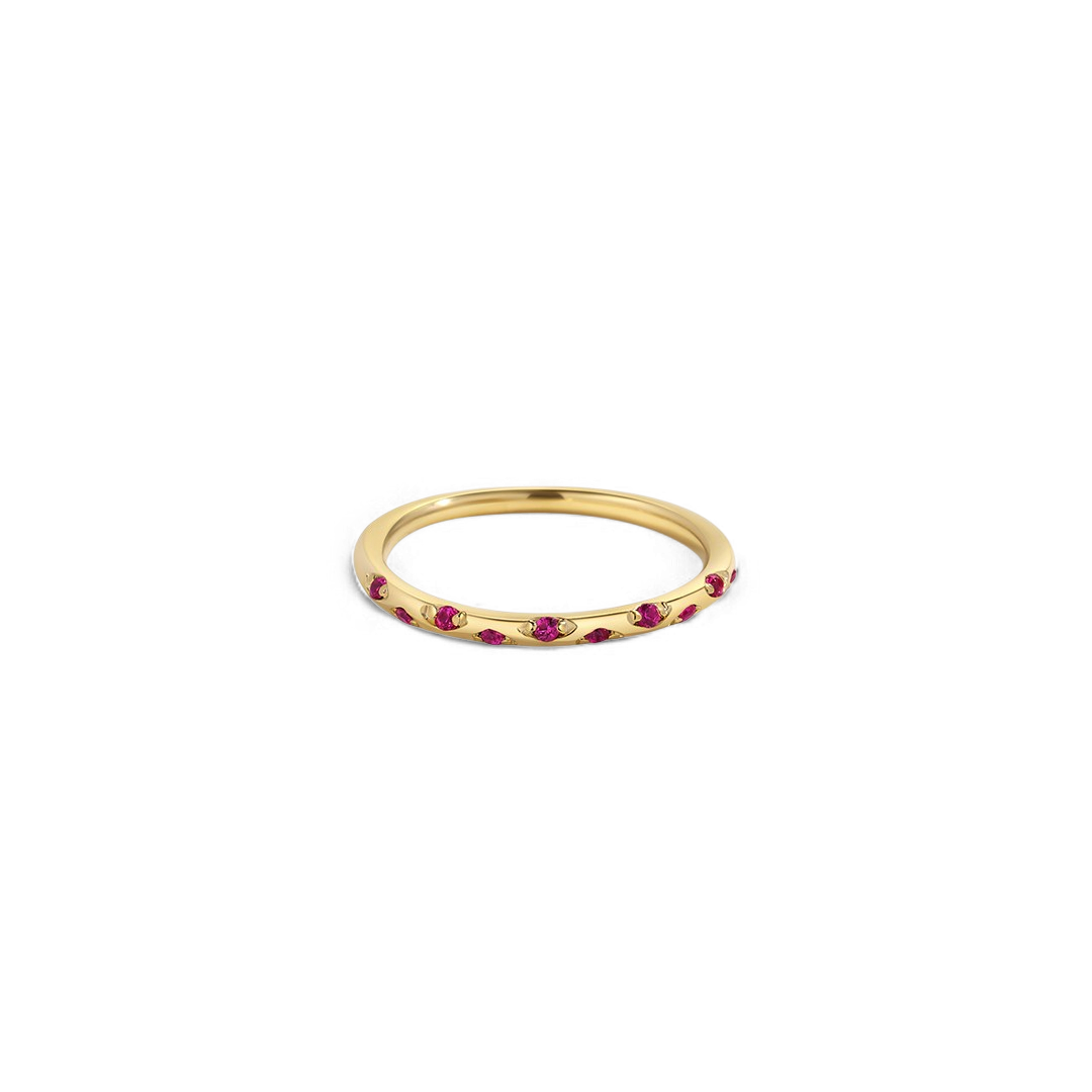 Dainty Constellation Birthstone Ring
