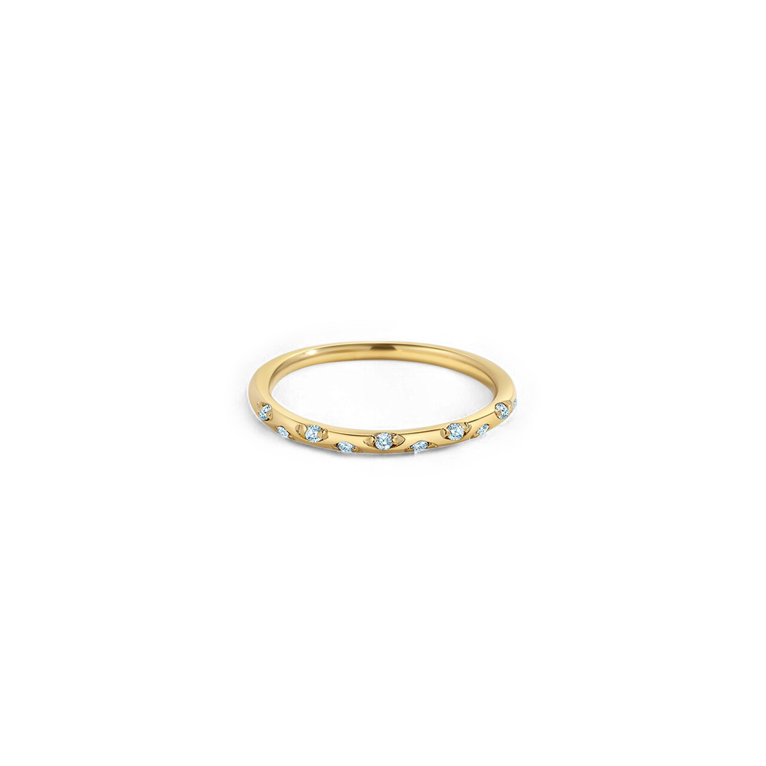 Dainty Constellation Birthstone Ring