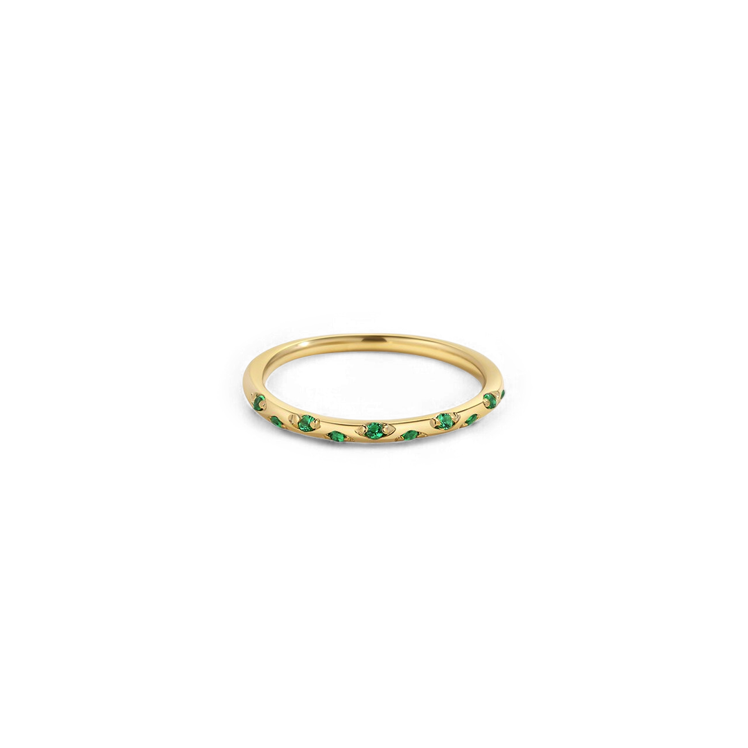 Dainty Constellation Birthstone Ring