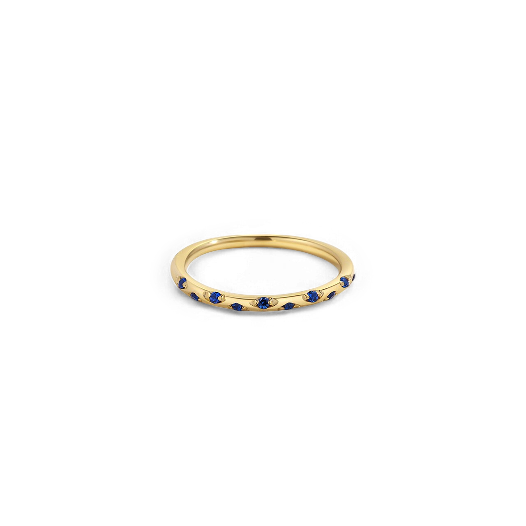 Dainty Constellation Birthstone Ring