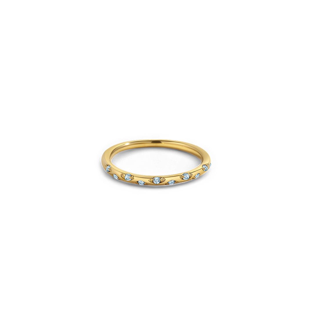 Dainty Constellation Birthstone Ring