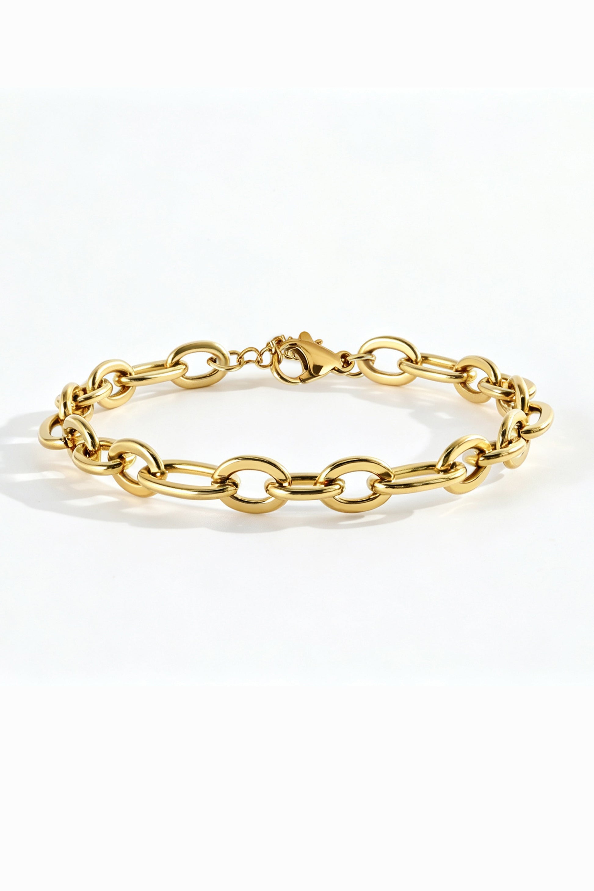 Bold Linked Paperclip Bracelet