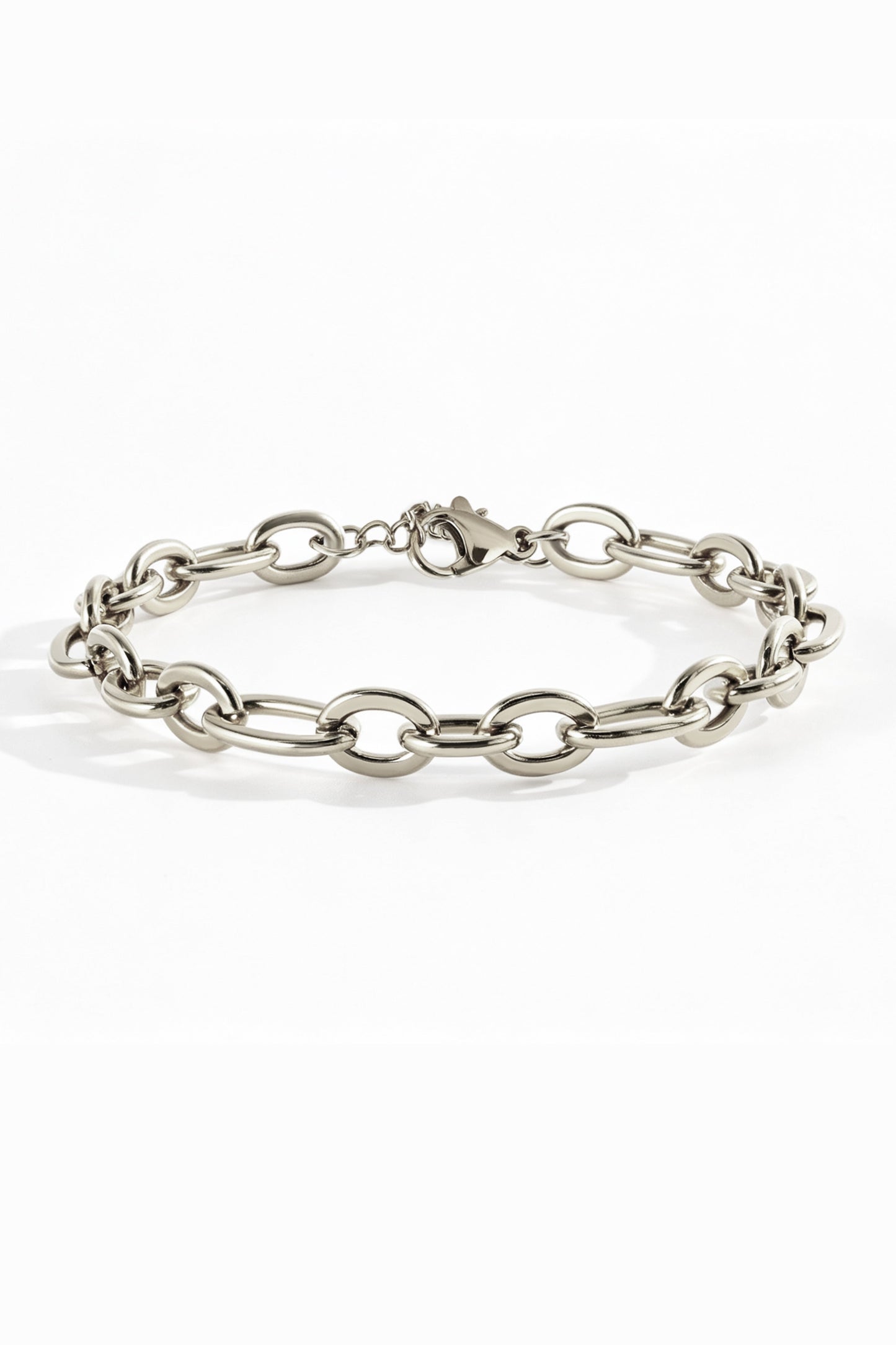Bold Linked Paperclip Bracelet