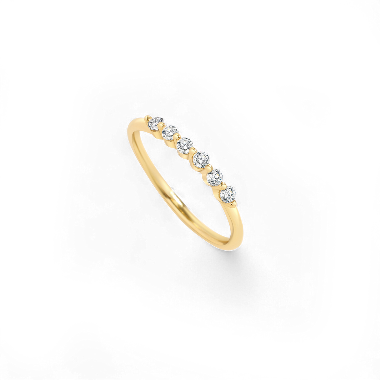 Brilliant Floating Diamond Ring