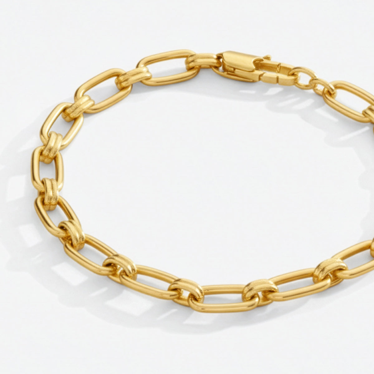 Chunky Paperclip Chain Bracelet