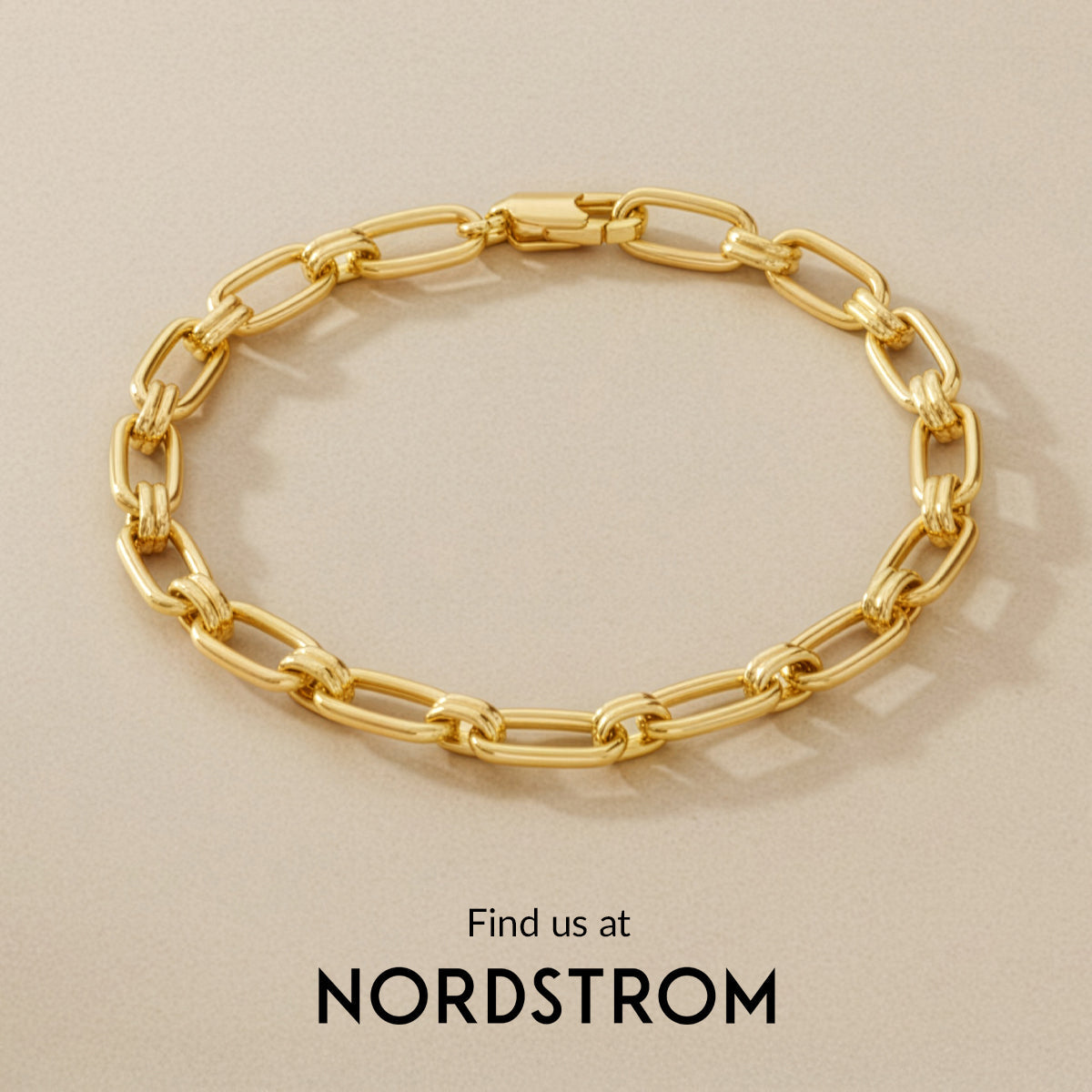 Chunky Paperclip Chain Bracelet