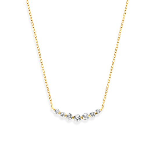 Classic Arc Diamond Necklace
