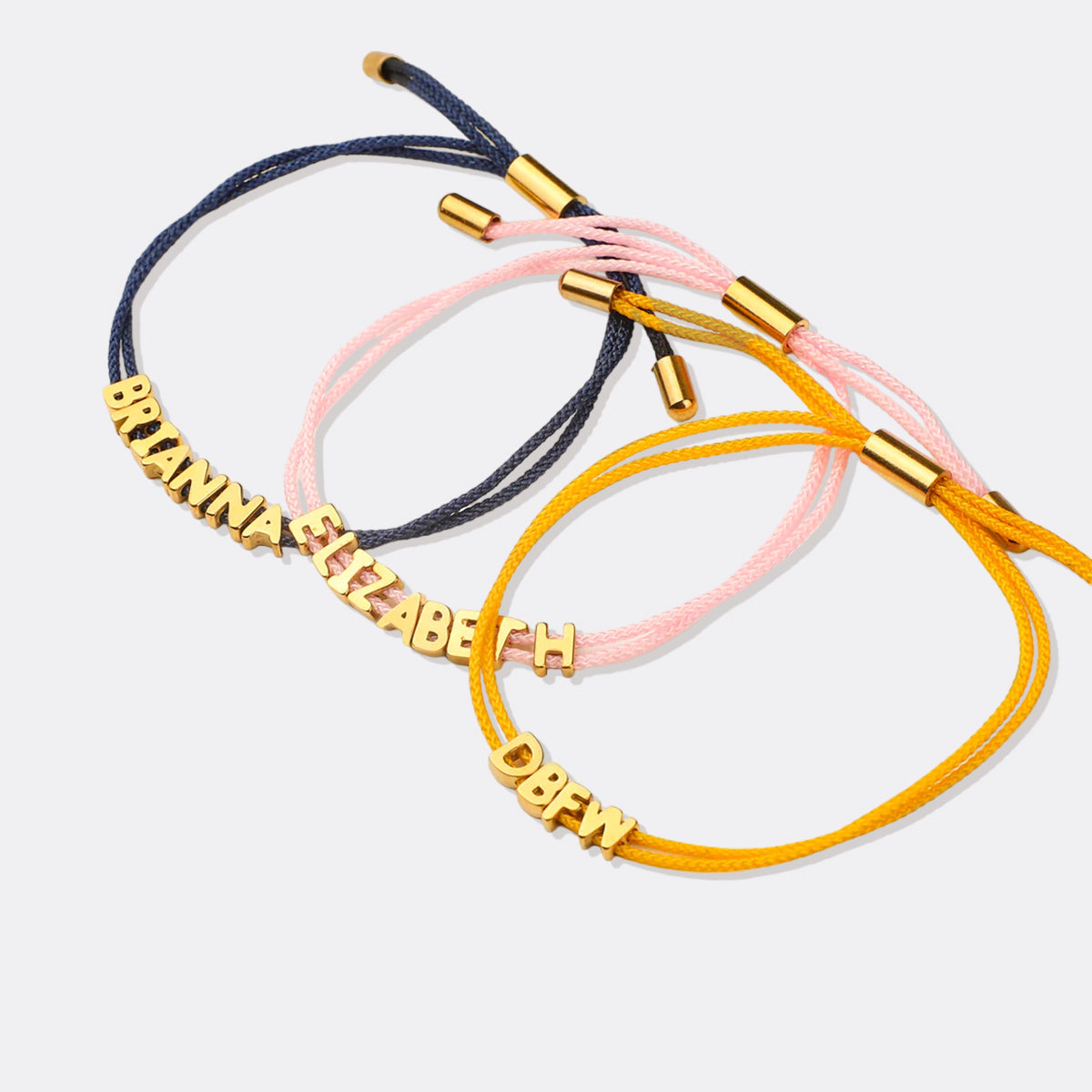 Personalized Adjustable Name Bracelet