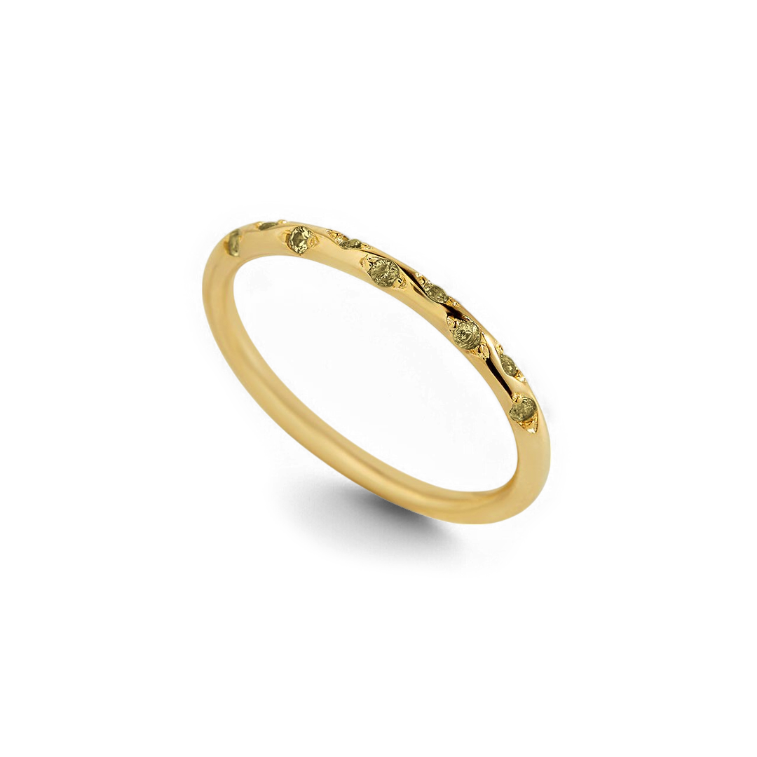 Dainty Constellation Birthstone Ring