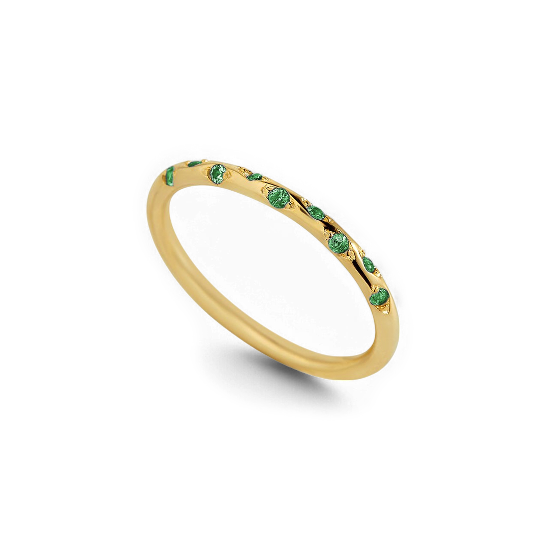 Dainty Constellation Birthstone Ring